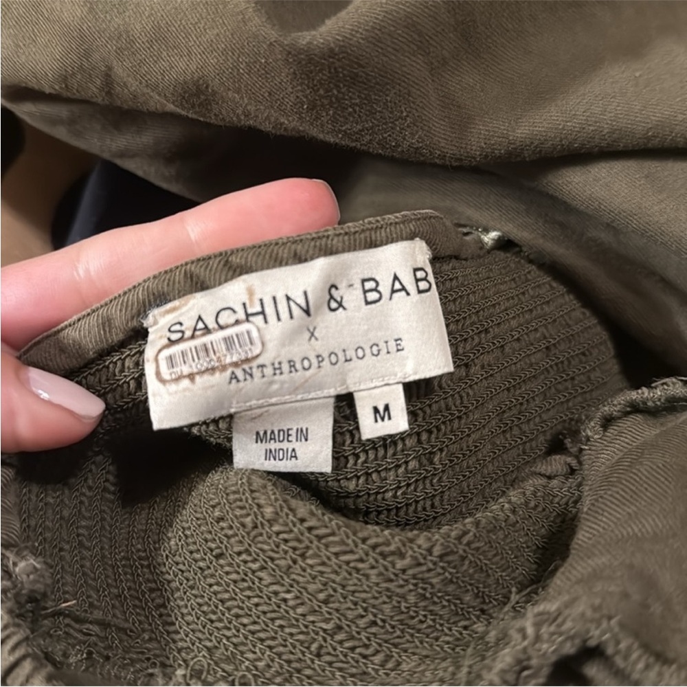 Sachin‎ + Babi puff sleeve mini dress size medium - Picture 7 of 7